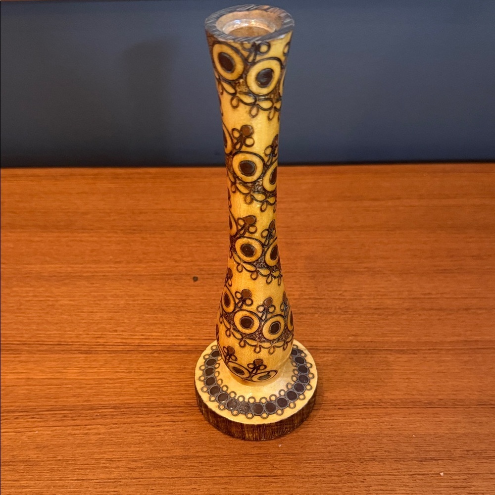 Artistic handmade in Poland 🇵🇱 Patterned Candle Holder